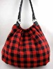 Plaid Cotton Tote Bag