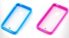 Plastic Bumper case for iPhone 4 with a hole for logo