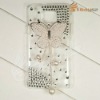 Plastic Case With Diamond And Butterfly Pearl For Samsung i9100 LF-0725