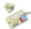 Plastic Fashionable Luggage Tag with Clear loop for Travel