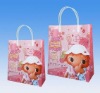 Plastic Gift Bag with colored printing