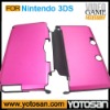 Plastic PC Aluminium case cover for nintendo 3ds case