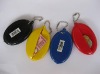 Plastic PVC coin purse key chain for coin keeping