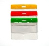 Plastic business card holders