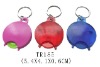 Plastic coin clip keychain/ coin holder keychain