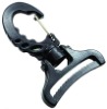 Plastic double swivel metal spring clip snap dog hook (HL-B006)
