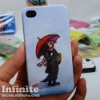Plastic for iPhone 4 Back Cover