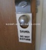 Plastic hotel DO NOT DISTURB door signs door hanger with customized design