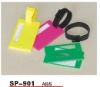 Plastic luggage tag