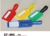 Plastic luggage tag