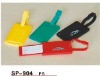 Plastic luggage tag