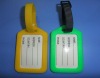 Plastic luggage tag