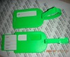 Plastic luggage tag