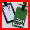 Plastic luggage tags soft pvc tag