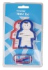 Plastic soft PVC luggage tag with embossed or printed logo