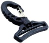 Plastic swivel double metal spring clip snap dog hook (HL-B017)