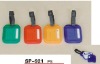 Plastic travelling luggage tag with sewing kit
