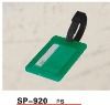 Plastic travelling tag with inside  name card