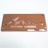 Plated Rose gold Metal Plate