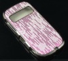 Plating Leather Shiny Hard Case For Nokia C7 Purple