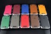 Plating with leather case for Blackberry 9360