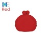 Plump Shaped Silicone Coin Purse for Promotion