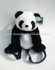 Plush 3D panda kids backpacks