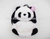 Plush panda kids back pack