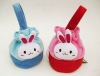 Plush rabbit kids bag