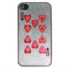 Poker hard case cover for iPhone 4