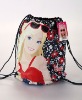 Polyester Cute Drawstring Backpack