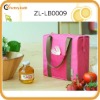 Polyester lunch food cooler tote bag