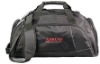 Polyester travel bag with PP shoulder strap and functional pockets