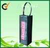 Polypropylene wine carrier for 1 bottle non woven wine bags