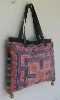 Pon Pon Vintage Fabric Hmong Thai Embroidered Purse