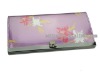 Popular Flower Lady Long Clutch Wallet Purse