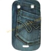 Popular Jeans Design Silicone Protector Shell Case For Blackberry Bold 9900