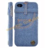 Popular Jeans Hard Case Cover Shell For iPhone 4G