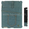 Popular Pocket Design Blue Jeans Skin Hard Cover for iPad 2