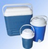 Popular blue cooler box plastic ice cooler box set