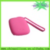 Popular candy color silicone card purse