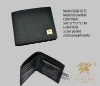 Popular genuine leather coin pocket wallet with antibacterial function