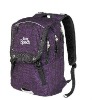 Popular purple backpack with laptop bag