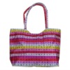 Popular satin young girl beach bag