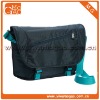 Popular school messenger bag with green strap,Leisure bags