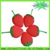 Popular silicone key bag in strawberry shape