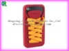 Popularly silicone shoes hand case for iphone 4g/4gs