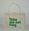 Portable Jute bag with fancy printing (for packing wine ,tea , fruit, food ...)