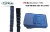 Portable blue storage boxes