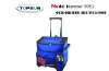 Portable cooler bag with wheels